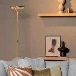 Lucide CELESTE LED Stehlampe &Oslash;28 cm 21W 2700K Touch dimmbar Messing