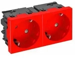 OBO Bettermann 6120489 STD-D3SC SRO2 Steckdose Connect 45 2fach 33&deg;...