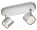 Philips myLiving LED Spot Star 2-flammiger Deckenstrahler aus Aluminium