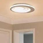 Osram LED-Deckenleuchte Orbis Spiral Round 505mm 42W wei&szlig; Warmwei&szlig;es Licht