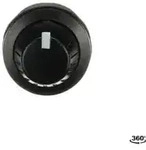 ABB MT-110B Potentiometer 10 kOhm, Frontring Kunststoff schwarz schwarzer...