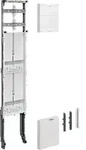 Hager Einbausatz, univers Z, H&ouml;he 1350mm, 2 Z&auml;hlerpl&auml;tze, 1-feldig, f&uuml;r Sammelsc