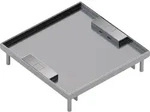 Hager Edelstahlkassette Q16 LE Belags T=15mm