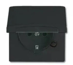 Busch-Jaeger 20 EUGK-35-101 SCHUKO&reg; Steckdosen-Einsatz mit Klappdeckel