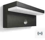 Philips myGarden LED Aussenwandleuchte Bustan in modernem Anthrazit mit