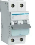 Hager LS-Schalter 2 polig 6kA B-25A 2M