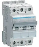 Hager LS-Schalter 3 polig 10kA/15kA D-25A 3M