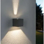 Lichtspiel LED Au&szlig;enwandleuchte Special Cybo eckig grau Aluminium Paulmann 18000
