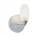 Paulmann 70838 Carina Badezimmer Wandleuchte G9 Chrom matt/Satin Metall/Glas