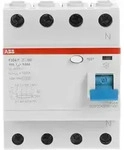 ABB F204 F-40/0.03 FI-Schalter 4P, Type F, 40A, 30mA
