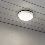 Konstsmide 7974-250 Cesena Wand- und Deckenleuchte wei&szlig; lackiertes Aluminium, opales