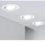 3-er Set schwenkbare LED Einbauleuchten Base Coin Wei&szlig;/Metall Paulmann 93423