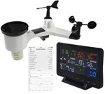 ChiliTec Digitale Funk-Wetterstation "CTW-902 Wi" Luftfeuchte, Wind & Regen, WiFi