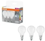 3er Pack Osram E14 LED Leuchtmittel matt 4W wie 40W warmweisses Licht -