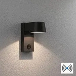 Au&szlig;en Wandleuchte Capea mit Bewegungsmelder Alu Black warmwei&szlig;es Licht Paulmann