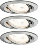 Paulmann 93944 Premium Einbauleuchte Set Reflector Coin rd schwb. dimmbar LED 3x6.8W