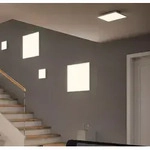 LED Panel Quadratisch f&uuml;r die Decke wei&szlig; matt Rahmenlos mit ZigBee Tunable White