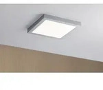 Rechteckige LED-Wandlampe Abia 30x30cm in Chrom matt Paulmann 70982