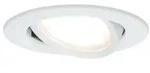 Paulmann 93448 Einbauleuchte Set Nova Coin rund schwenkbar LED 2700K Wei&szlig;/Alu -
