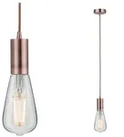 Paulmann 50387 Neordic Haldis Pendelleuchte max1x20W E27 Kupfer Metall
