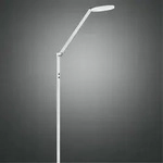 Regina LED Steh- und Leseleuchte Weiss Touchdimmer Fabas Luce