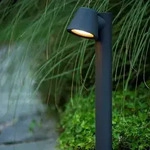Lucide DINGO-LED Pollerleuchte 70cm GU10 5W 3000K Anthrazit IP44 dimmbar
