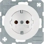 Berker 41432089 Steckdose SCHUKO R.1/R.3 polarwei&szlig; gl&auml;n