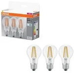 3er Pack OSRAM LED BASE Filament E27 Gl&uuml;hlampe 7,5W wie 75W neutralwei&szlig; klar
