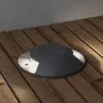 Konstsmide 7879-370 Terrassen- / Bodenaufbaustrahler anthrazit lackiertes Aluminium