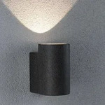 Paulmann Beton LED Au&szlig;en Wandleuchte Concrea IP44 black warmwei&szlig;es blendfreies