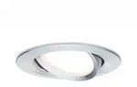 Paulmann 93486 Einbauleuchte Set Nova Coin 3-stepdim rd schw LED 6.5W 2700K Alu
