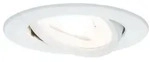 Paulmann 93466 Einbauleuchte Set Nova rd schw LED 3stepdim 6.5W GU10 Wei&szlig;/Alu