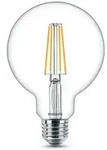 PHILIPS E27 Klare LED Classic Globe Lampe G93 7W wie 60W 2700K warmwei&szlig;es Licht