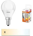 OSRAM E14 STAR weiss mattiertes LED Leuchtmittel 4,9W wie 40W warmwei&szlig;es Licht
