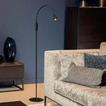 Lucide ZOZY LED Stehlampe mit Lesearm 4W 3000K 3-StepDim Schwarz modern
