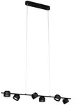 Paulmann 79773 LED Pendelleuchte 3-Stufen-dimmbar Puric Pane modern 4,5W Schwarz
