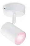 WIZ Smarter 1-flammiger RGB LED Wandstrahler Imageo in Wei&szlig; WLAN/Wi-Fi Tunable...