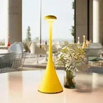 Sigor Akku-Tischleuchte Nudrop rund sonnengelb dimmbar Flex-Mood 2200K/2700K IP54 In-