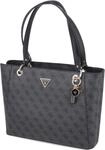 Guess Damen Tote Bag/ Schultertasche / Shopper NOELLE Schwarz Kunstleder-