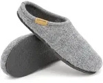 Gottstein Filz-Pantoffel ALP- COMFORT mit Kork-Einlegesohle Graumele ,36 - 36