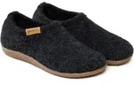 Gottstein Alpine Midcut RU Uni Wollfilz-Hausschuhe mit Gummisohle Charcoal,