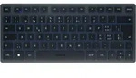 CHERRY KW 7100 MINI BT, Kabellos, Bluetooth, Scherenschalter, QWERTZ, Blau - Blau