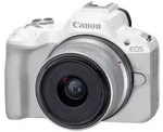 Canon EOS R50, Wei&szlig; + RF-S 18-45mm F4.5-6.3 IS STM Kit, 24,2 MP, 6000 x 4000 Pixel,