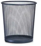 Zeller Papierkorb, anthrazit, Mesh &Oslash;26x28 - Schwarz