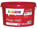 Alligator Presto Wei&szlig; LEF stumpfmatte Dispersions Innenfarbe, wei&szlig;, 12,5l :...