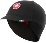 Castelli Difesa Thermal Cap Black Red UNI Deckel - Schwarz - Einheitsgr&ouml;&szlig;e