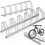 MONZANA Fahrradst&auml;nder f&uuml;r 6 Fahrr&auml;der - Silber