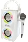 iParty Bluetooth&reg;-Lautsprecher mit Mikrofon & Lichteffekten - Wei&szlig;
