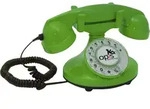 Opis FunkyFon cable W&auml;hlscheibentelefon / Retrotelefon / Nostalgietelefon