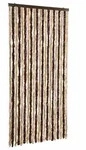 vidaXL Insektenschutz-Vorhang Beige und Hellbraun 90x200 cm Chenille - Beige